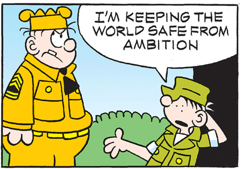 A panel from the May 25, 2020, Beetle Bailey comic strip.