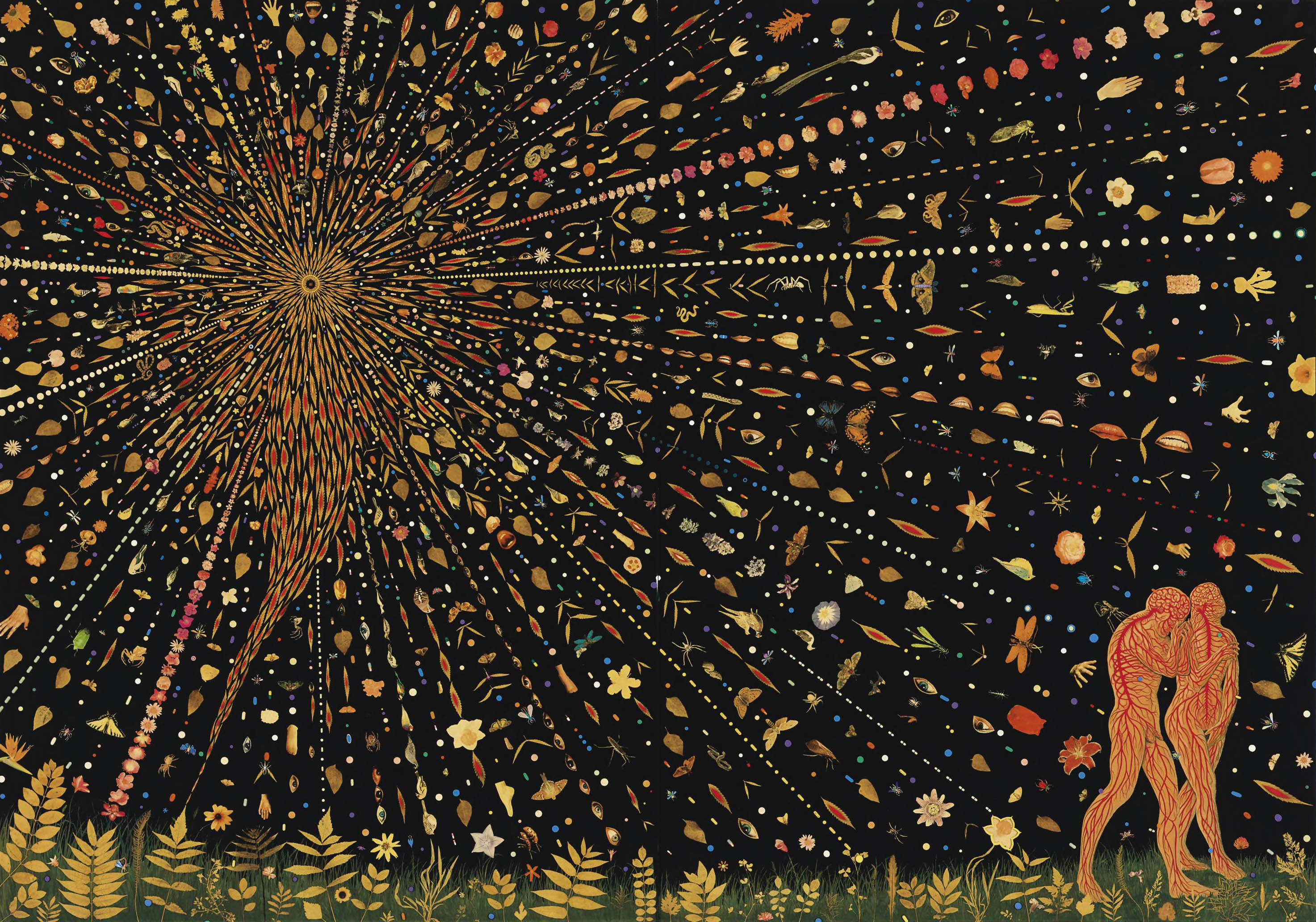 Fred Tomaselli's 'Untitled [Expulsion]'
